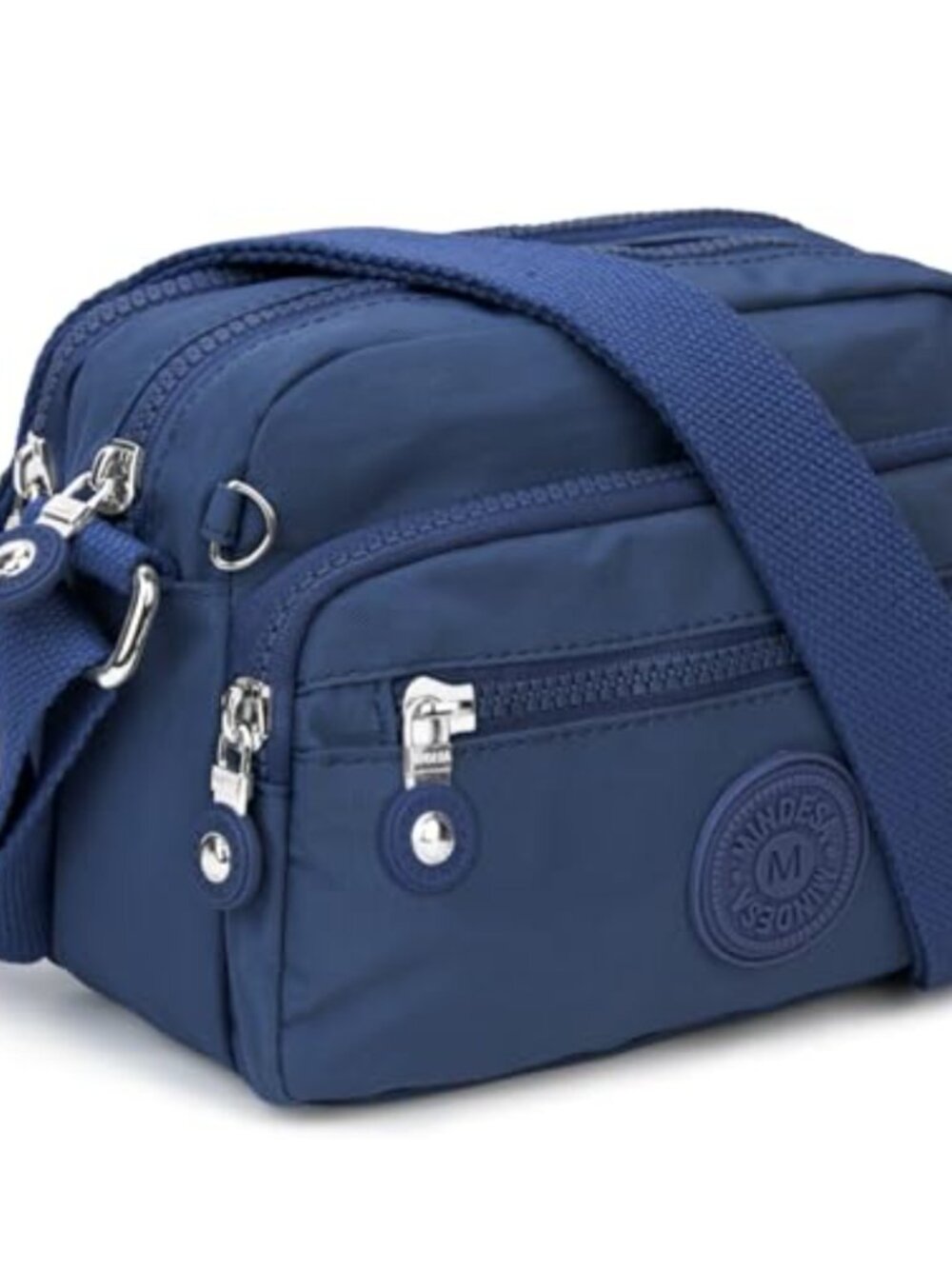 Nylon Crossbody Bag Waterproof Small Multi Pocket Shoulder Purse Handbag